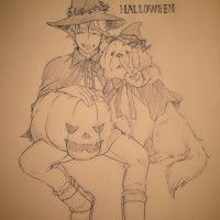 #Halloween #Dessin KOOL_1031 #Manga