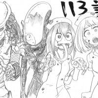 #Halloween #Dessin Kohei Horikoshi #Mangaka #MyHeroAcademia