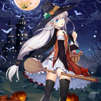 #Halloween #Sorcière #Dessin Abso_Lunatic #Manga