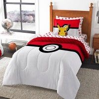Dur dur de sortir de son lit le matin ! literie #Pokemon #Pikachu geek