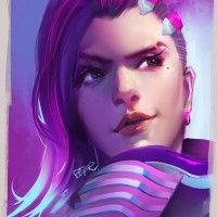 #Overwatch #Dessin #Fanart Sombra par Peter Xiao