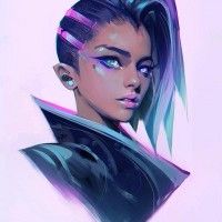 Sombra #Overwatch #Dessin #Fanart Ross Tran Rossdraws