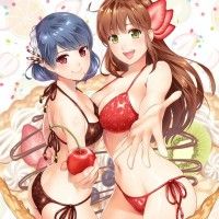 Des filles en #MaillotDeBain en dessert #Dessin #KeiSasuga #Mangaka