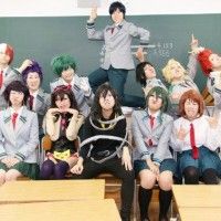 Photo de classe #MyHeroAcademia bien délire #cosplay