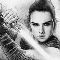 superbe #Dessin Rey pour la Star Wars Celebration Orlando par Paul Shipper