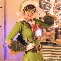 #Overwatch Tracer en lutin Modèle @knitemaya #Photo de @icie