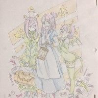 #LittleWitchAcademia #Dessin ねりけしくん crayons de couleurs #CrayonDeCouleurs #Anime
