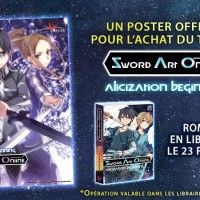 À l’occasion de la sortie événement du tome 5 du roman #SwordArtOnline le 23 février 2017, les éditions @Editions_Ofelbe offrent des ... [lire la suite]