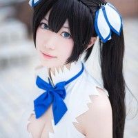 #Cosplay de la serie #Danmachi. #hestia