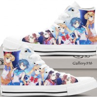 #Sneakers customisé #SailorMoon 60$