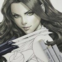 #Dessin #X23 #Wolverine #Artgerm #FeutreàAlcool #CopicSketch #Comic marvel #Colorisation