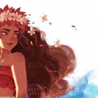 #Vaiana #Moana #Dessin #Fanart Punziella