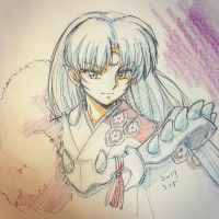 #InuYasha #Sesshômaru #Dessin fusuke208 #CrayonDeCouleur #Manga #Anime