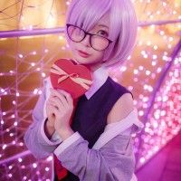 Cosplay de Heartfelt Shielder de la série Fate/Grand Order