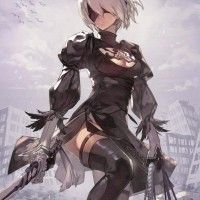 2B #Nier:automata #Dessin #Fanart katahira24