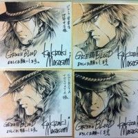 #Dessin sur #Shikishi #GreenBlood kakizaki masasumi #MasasumiKakizaki #DessinSurShikishi