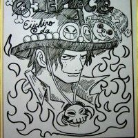 #Dessin sur #Shikishi #OnePiece #DessinSurShikishi #Manga