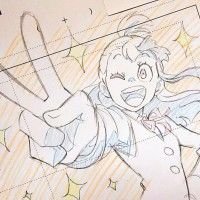 #LittleWitchAcademia au #CrayonDeCouleur #Anime #Dessin