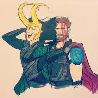 #ThorRagnarok #Dessin #Fanart Erin Kavanagh