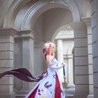 Cosplay de saber de la Fate