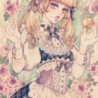 #Fille #Lolita #Dessin sakizo #Manga