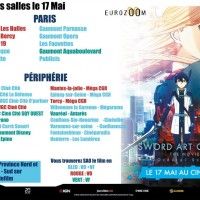 Voici la liste des cinémas qui diffusent le film #SwordArtOnline Ordinal Scale