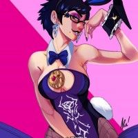 #Bayonetta en #Bunny #Dessin Ashley Riot #JeuVidéo