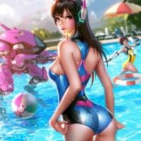 #Overwatch D.Va #Dessin #Liangxing #JeuVideo