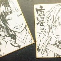 #Dessin sur #Shikishi #Manga #DessinSurShikishi