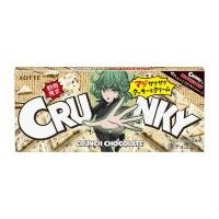 Le chocolat rend fort #OnePunchMan x chocolat Crunky Lotte au Japon @KazeFrance @KuroTweet  @j_onefr #Tatsumaki