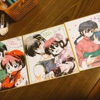 #Dessin sur #Shikishi #Fanart #Ranma1/2 #Manga #DessinSurShikishi