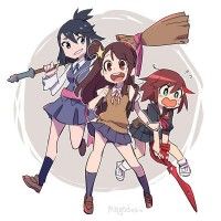 #LittleWitchAcademia #KillLaKill #Luluco Patrol #Dessin magodesu #SpacePatrolOgikubo #Sorcière #Anime #Manga #Trigger