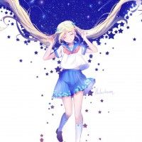 #Fille sailor couettes #Dessin lluluchwan #Manga