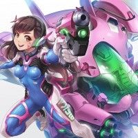 #Overwatch D.Va #Dessin LeeSungGuk #JeuVideo