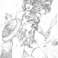 #WonderWoman #Dessin Caio Marcus #Comic