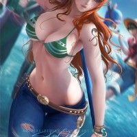 #OnePiece #Nami #Dessin #Fanart #Sakimichan #Anime #Manga