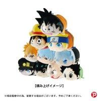 Pyramide de #Peluches des héros #Manga du Shonen Jump #Naruto #OnePiece #DragonBall