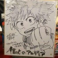 #MyHeroAcademia #Dessin sur #Shikishi #IzukuMidoriya #Anime #Manga #DessinSurShikishi