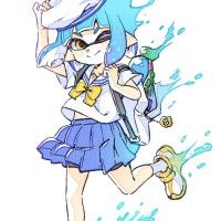 #Splatoon sailor #Dessin comamawa #JeuxVideo #Inkling