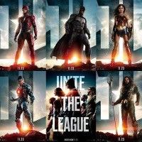 Affiches personnages #JusticeLeague au #Japon