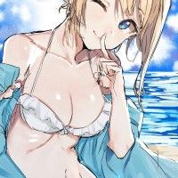 #Fille #MaillotDeBain #Dessin pinch_kr #Manga