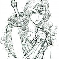 #WonderWoman #Dessin #HiroshiUeda #Mangaka Tiger et Bunny #Tiger&Bunny #Comic