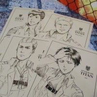 cartes #LAttaqueDesTitans #HajimeIsayama #ShingekiNoKyojin #Anime #Manga