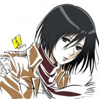 #LAttaqueDesTitans #MikasaAckerman #Dessin MARUfujiya #ShingekiNoKyojin