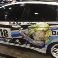 #Voiture Itasha #DragonBall android C18 #Manga