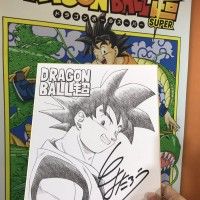 #Songoku #Dessin sur #Shikishi #Toyotaro #Mangaka #DragonBallSuper #DessinSurShikishi