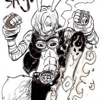 Sanji #OnePiece x #KingKazma #SummerWars #Dessin #Fanart ponio #Manga #Anime