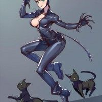 #Catwoman #Dessin #Fanart ugs_kotatsu #Comic