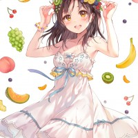 #Fille #Fruit #Dessin fuka_hire #Manga