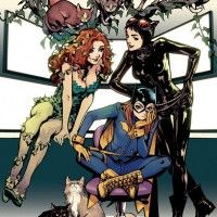 #Batgirl and the Birds of Prey #Dessin #Mangaka #KamomeShirahama #Catwoman #PoisonIvy #Chat #DcComics